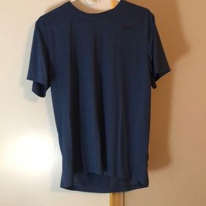 Nike Dri-Fit Shirt, Large, Blue